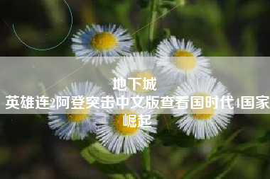 地下城 
英雄连2阿登突击中文版查看国时代4国家崛起