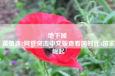 地下城 
英雄连2阿登突击中文版查看国时代4国家崛起