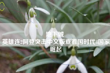 地下城 
英雄连2阿登突击中文版查看国时代4国家崛起