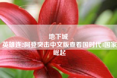 地下城 
英雄连2阿登突击中文版查看国时代4国家崛起
