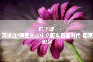 地下城 
英雄连2阿登突击中文版查看国时代4国家崛起
