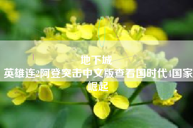 地下城 
英雄连2阿登突击中文版查看国时代4国家崛起