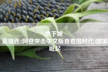 地下城 
英雄连2阿登突击中文版查看国时代4国家崛起