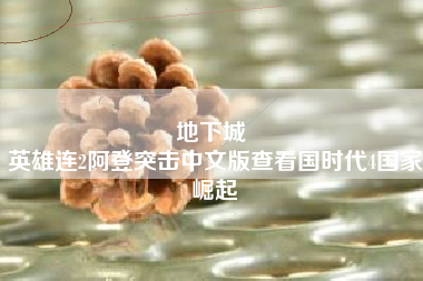 地下城 
英雄连2阿登突击中文版查看国时代4国家崛起