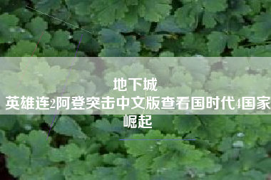 地下城 
英雄连2阿登突击中文版查看国时代4国家崛起