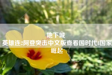 地下城 
英雄连2阿登突击中文版查看国时代4国家崛起