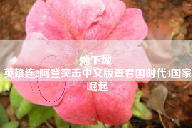 地下城 
英雄连2阿登突击中文版查看国时代4国家崛起