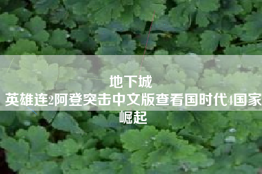 地下城 
英雄连2阿登突击中文版查看国时代4国家崛起