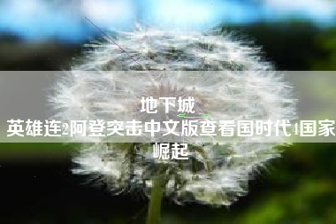 地下城 
英雄连2阿登突击中文版查看国时代4国家崛起