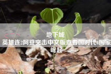 地下城 
英雄连2阿登突击中文版查看国时代4国家崛起