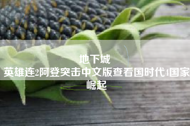 地下城 
英雄连2阿登突击中文版查看国时代4国家崛起