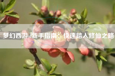 梦幻西游sf新手指南：快速踏入修仙之路